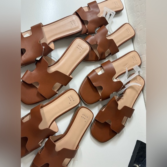 NWT Women's Nina Slide Sandals - A New Day
Cognac - Picture 7 of 7